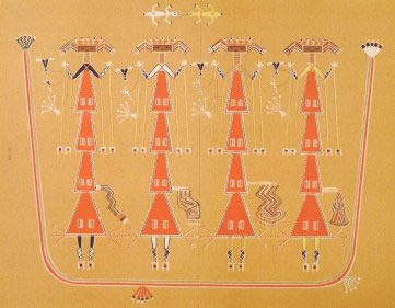 Second Dry Painting - Sandpainting